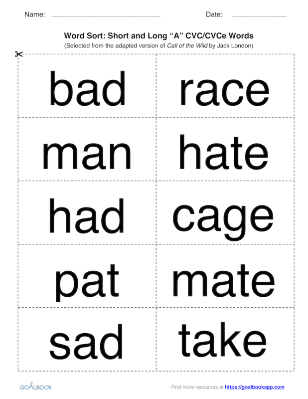 Decode CVC CVCe Words In Adapted Grade Level Texts Reading Anchor